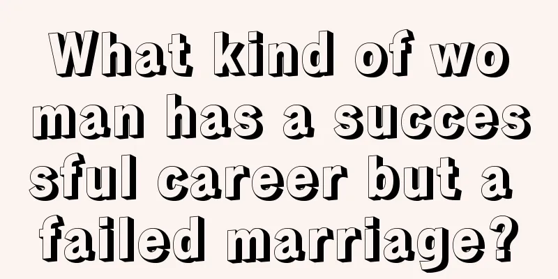 What kind of woman has a successful career but a failed marriage?