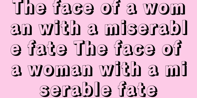 The face of a woman with a miserable fate The face of a woman with a miserable fate