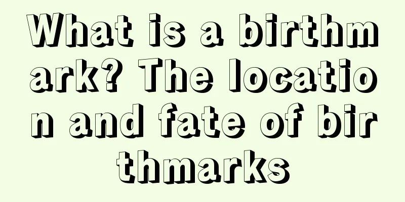 What is a birthmark? The location and fate of birthmarks