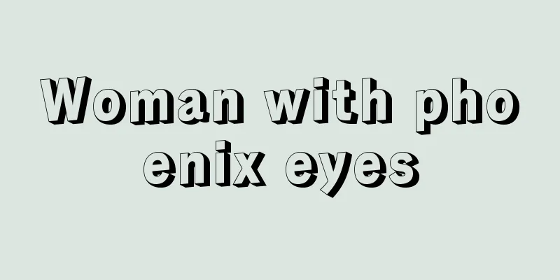 Woman with phoenix eyes