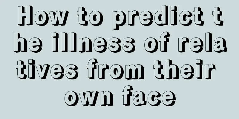 How to predict the illness of relatives from their own face
