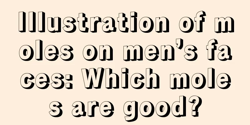 Illustration of moles on men’s faces: Which moles are good?