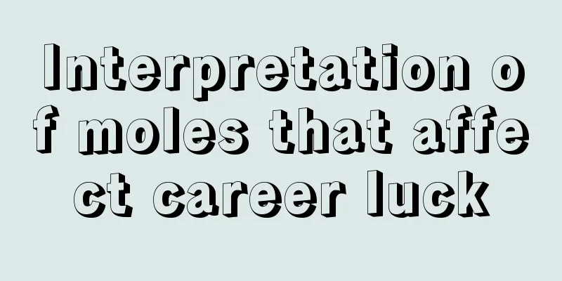 Interpretation of moles that affect career luck