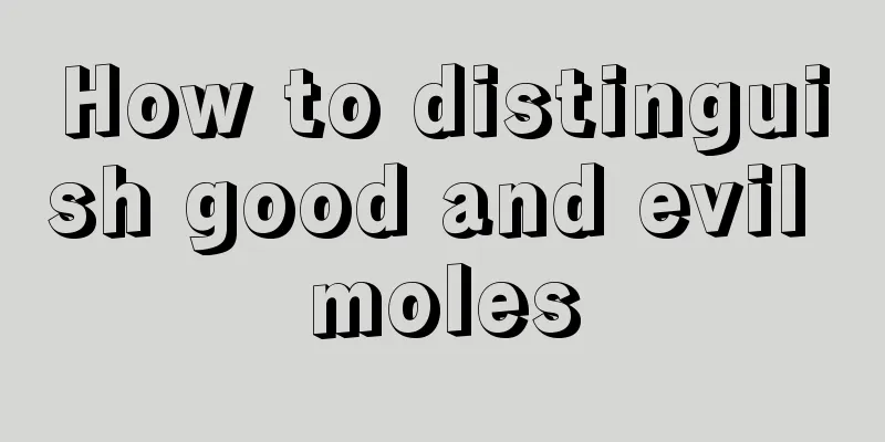 How to distinguish good and evil moles