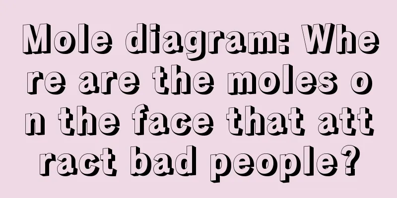 Mole diagram: Where are the moles on the face that attract bad people?