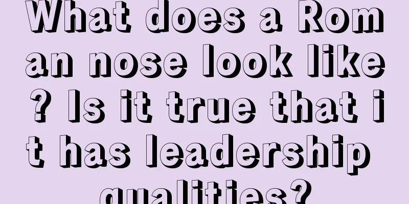 What does a Roman nose look like? Is it true that it has leadership qualities?