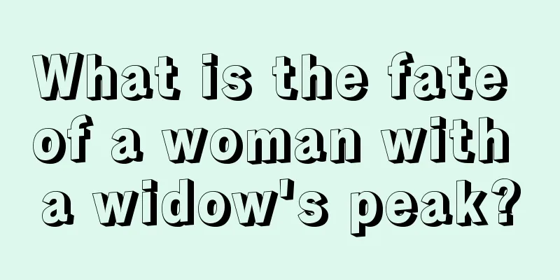 What is the fate of a woman with a widow's peak?