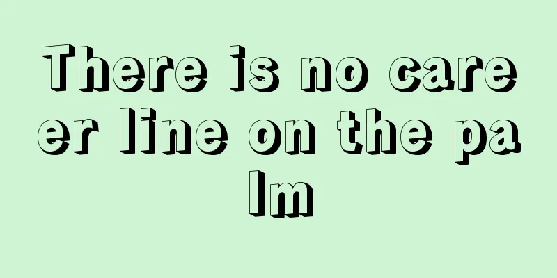 There is no career line on the palm