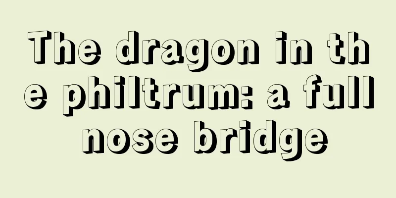 The dragon in the philtrum: a full nose bridge