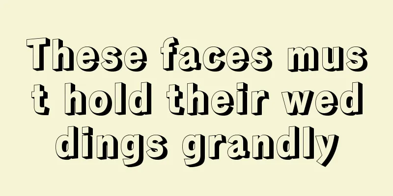 These faces must hold their weddings grandly