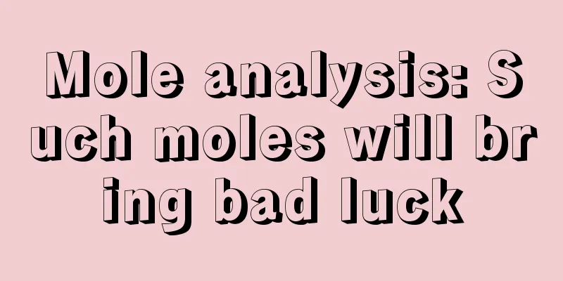 Mole analysis: Such moles will bring bad luck