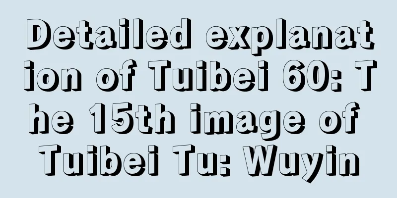 Detailed explanation of Tuibei 60: The 15th image of Tuibei Tu: Wuyin