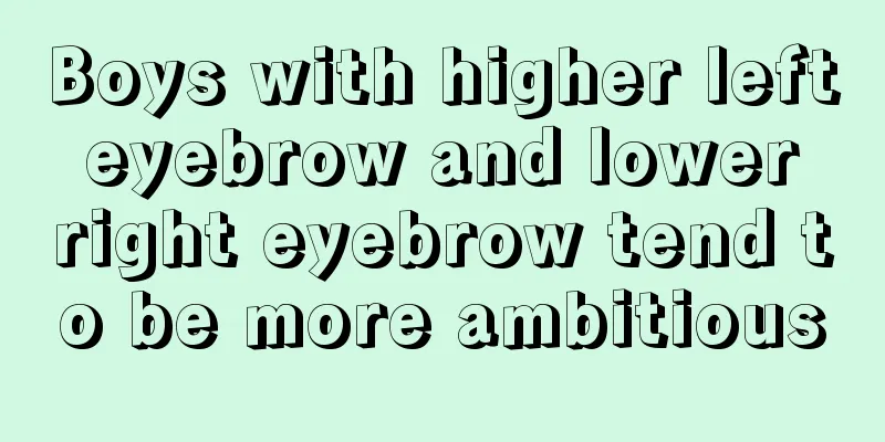 Boys with higher left eyebrow and lower right eyebrow tend to be more ambitious