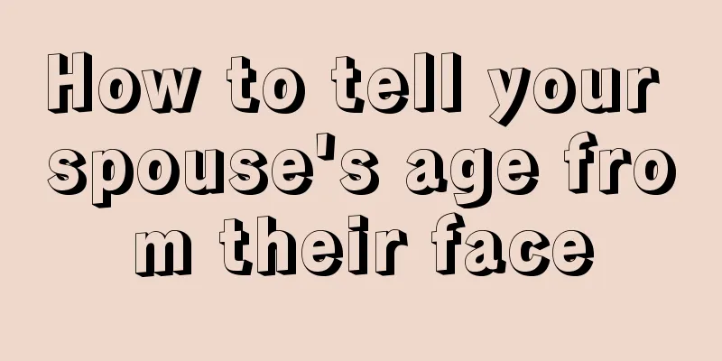 How to tell your spouse's age from their face