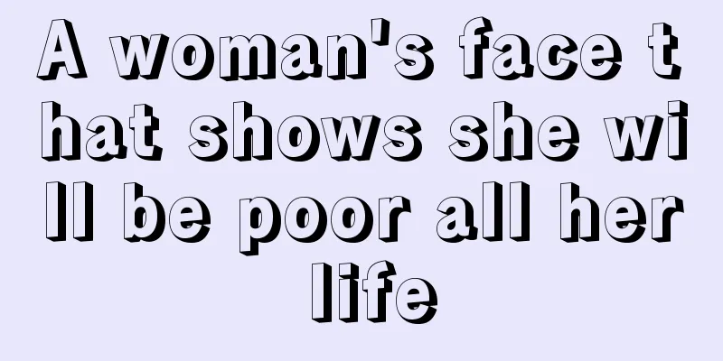 A woman's face that shows she will be poor all her life