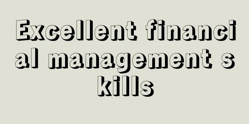 Excellent financial management skills