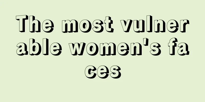 The most vulnerable women's faces