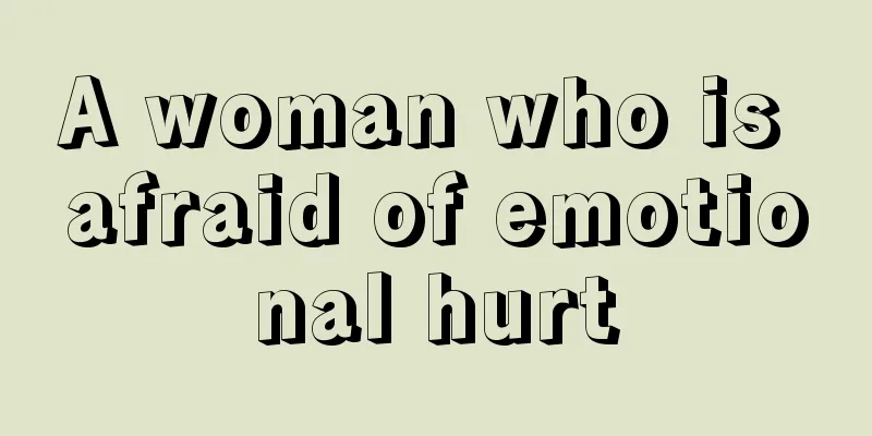A woman who is afraid of emotional hurt
