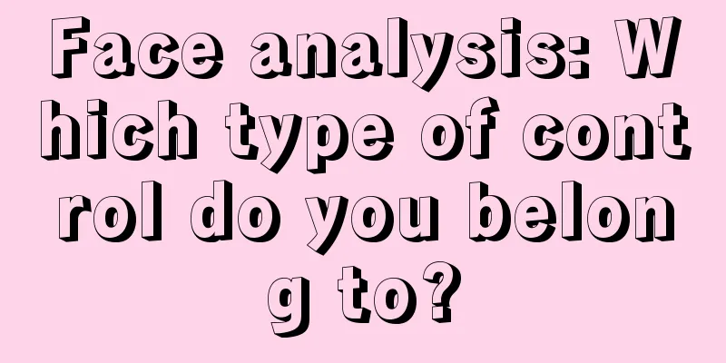 Face analysis: Which type of control do you belong to?