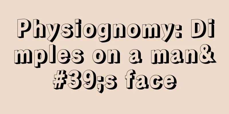 Physiognomy: Dimples on a man's face