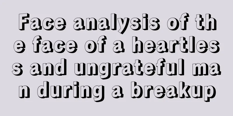 Face analysis of the face of a heartless and ungrateful man during a breakup