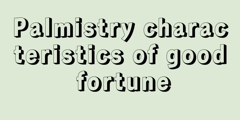Palmistry characteristics of good fortune