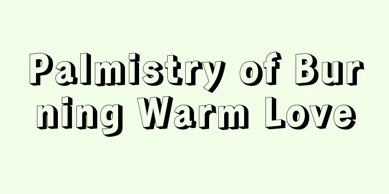 Palmistry of Burning Warm Love