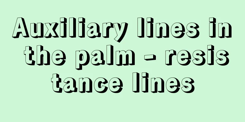 Auxiliary lines in the palm - resistance lines