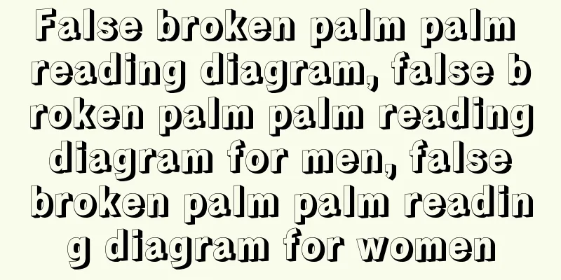 False broken palm palm reading diagram, false broken palm palm reading diagram for men, false broken palm palm reading diagram for women