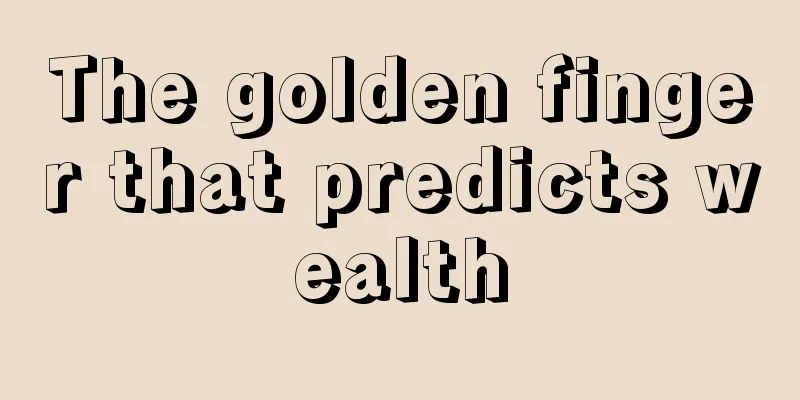 The golden finger that predicts wealth