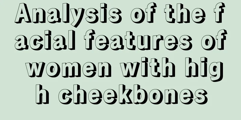 Analysis of the facial features of women with high cheekbones