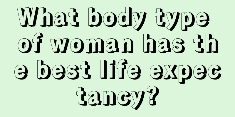 What body type of woman has the best life expectancy?