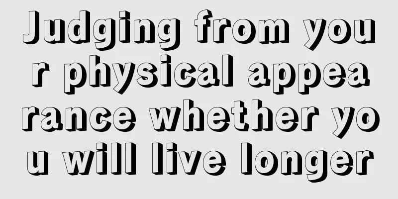 Judging from your physical appearance whether you will live longer