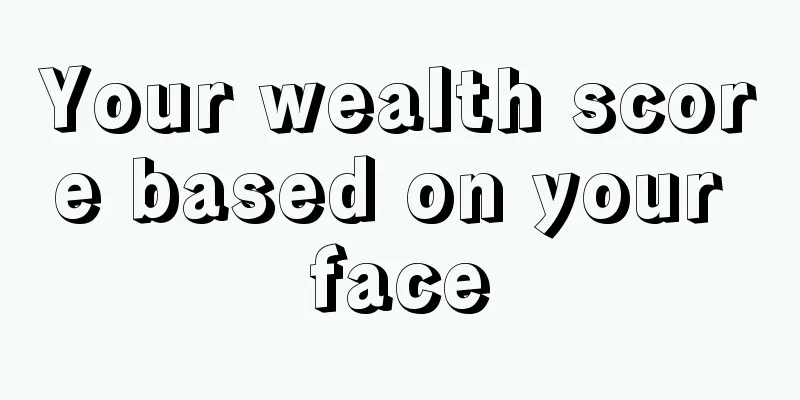 Your wealth score based on your face