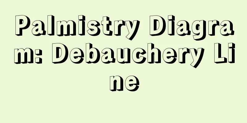 Palmistry Diagram: Debauchery Line