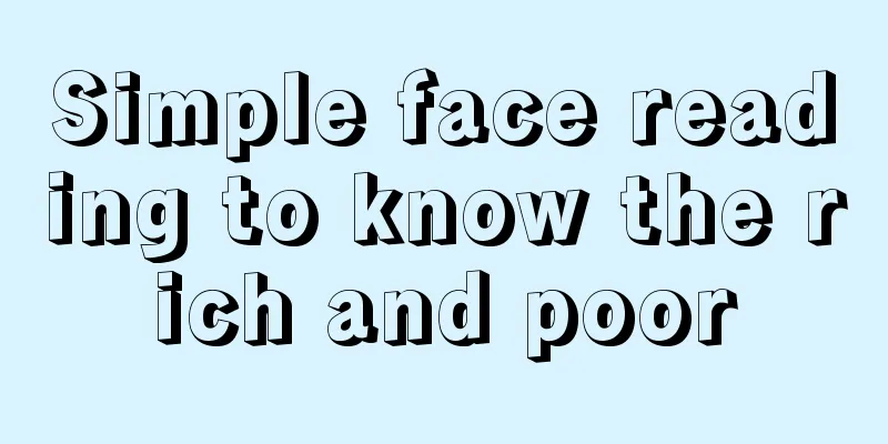 Simple face reading to know the rich and poor