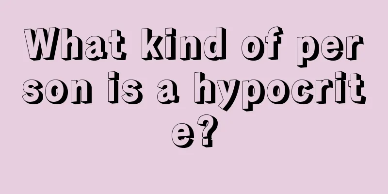What kind of person is a hypocrite?