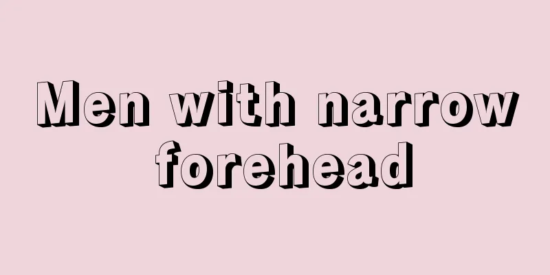 Men with narrow forehead