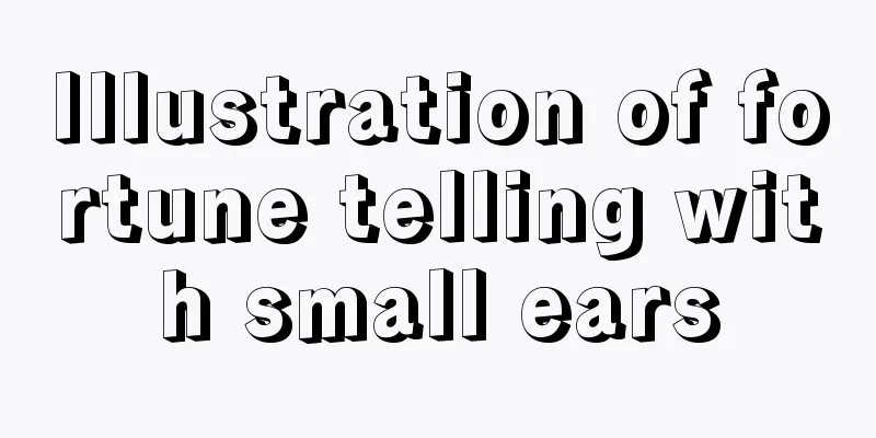 Illustration of fortune telling with small ears