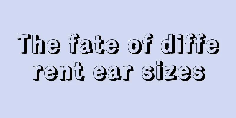 The fate of different ear sizes