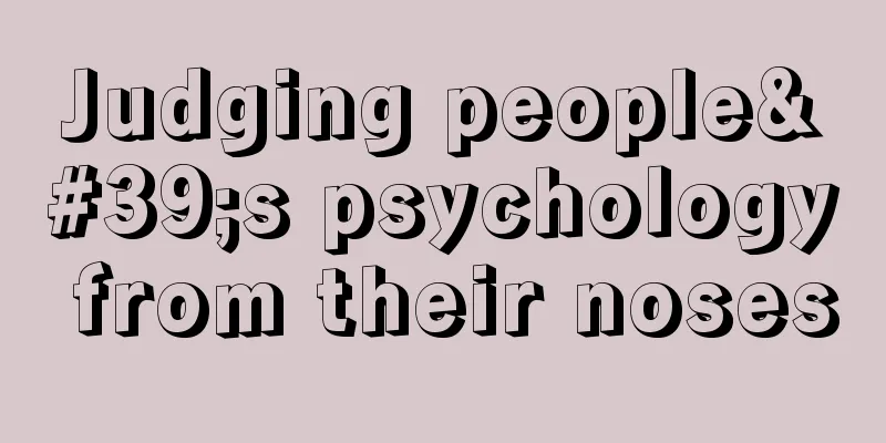 Judging people's psychology from their noses