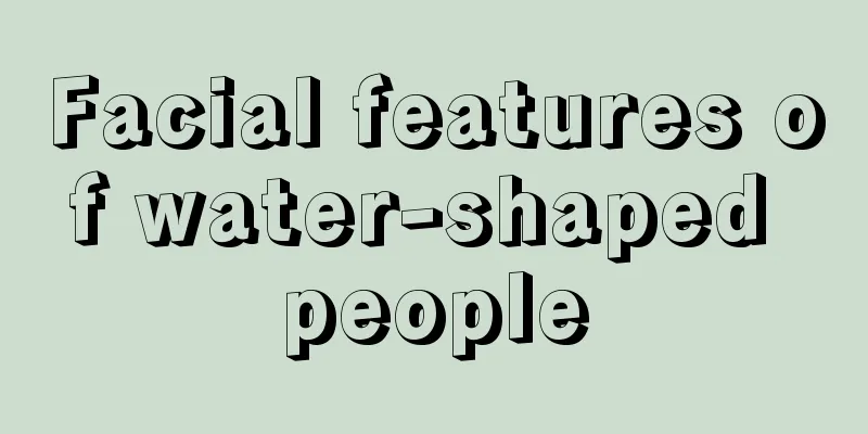 Facial features of water-shaped people
