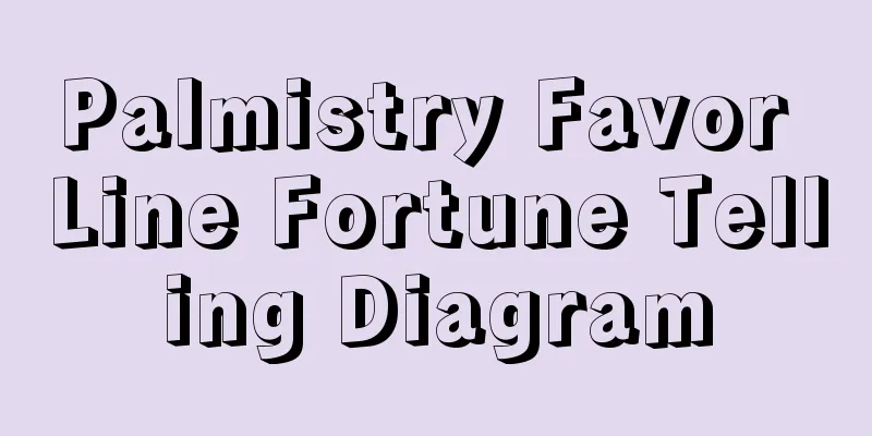 Palmistry Favor Line Fortune Telling Diagram