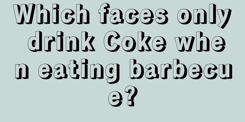 Which faces only drink Coke when eating barbecue?