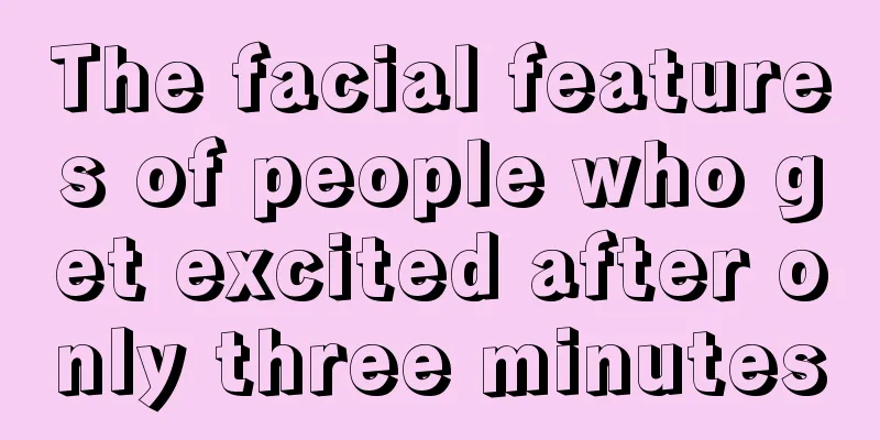 The facial features of people who get excited after only three minutes