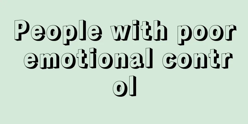 People with poor emotional control
