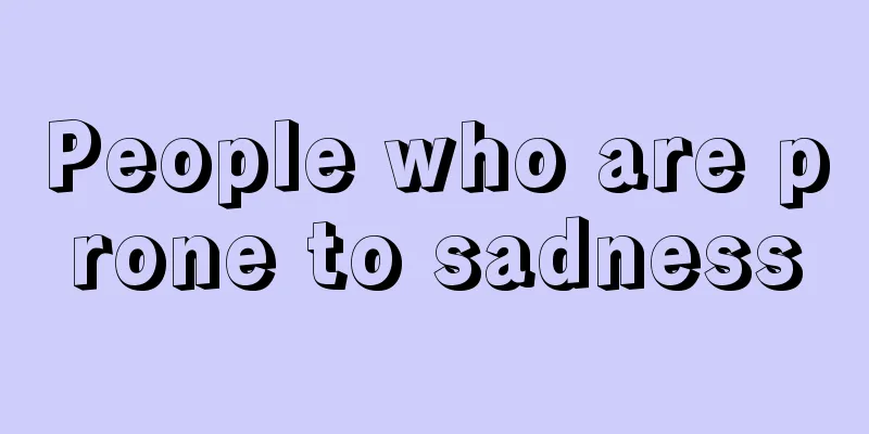 People who are prone to sadness