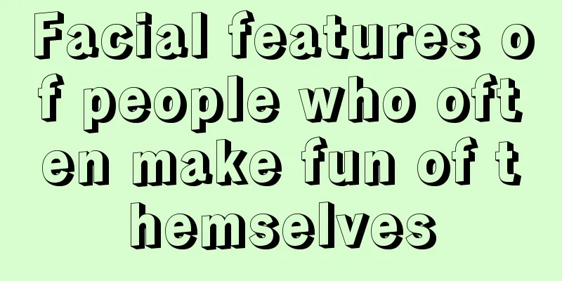 Facial features of people who often make fun of themselves