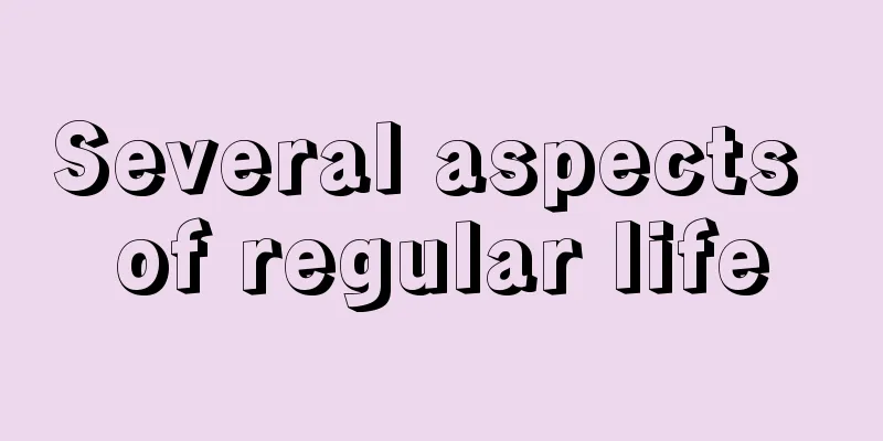 Several aspects of regular life
