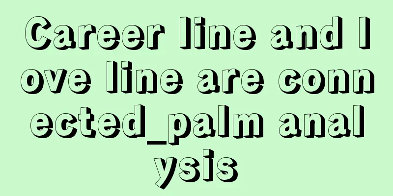 Career line and love line are connected_palm analysis